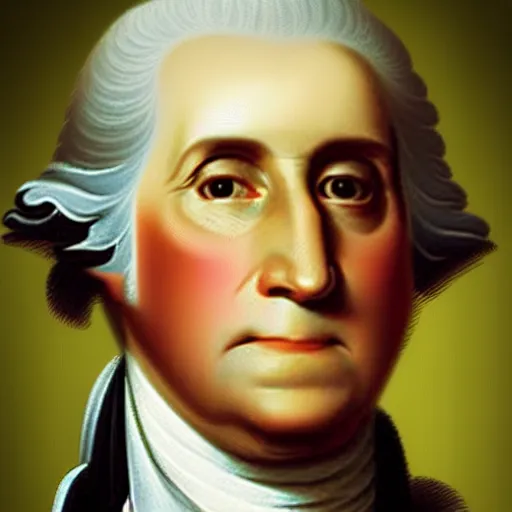 Image similar to hyper realistic selfie of george washington in 2 0 2 2