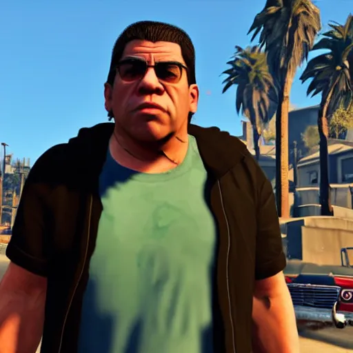 Image similar to Joey Diaz as a Grand Theft Auto 5 character