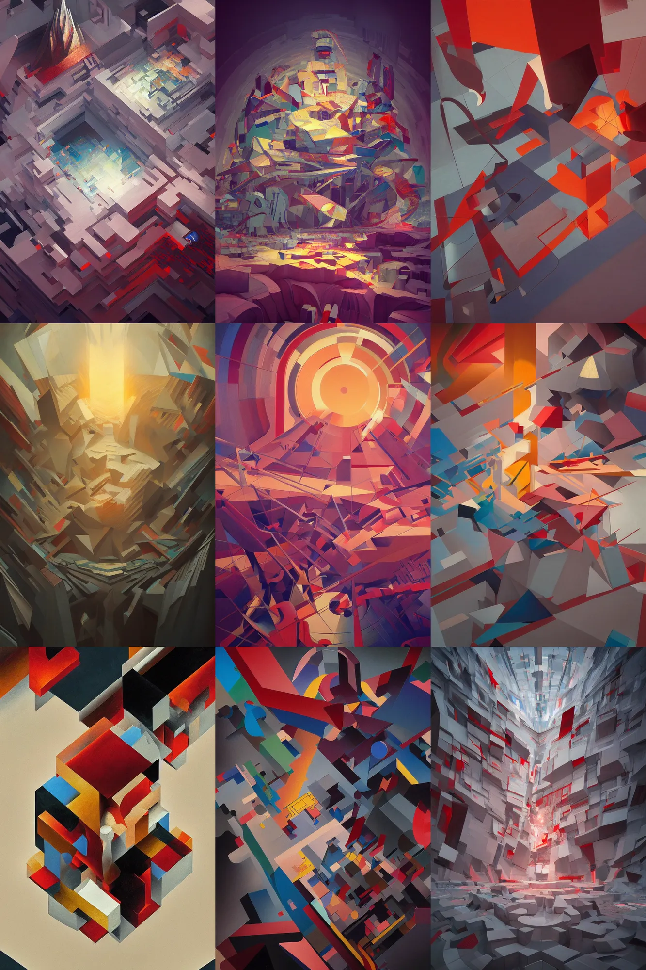 Prompt: incoherent. highly detailed, digital painting, artstation, abstract art, smooth, sharp focus, illustration, unreal engine 5, 8 k, art by malevich and artgerm and el lissitzky and andre masson and lovecraft