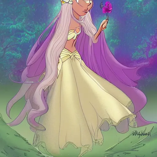 Prompt: ethereal princess by jeff smith