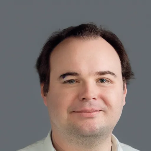 Image similar to rich evans, head and shoulders studio photo