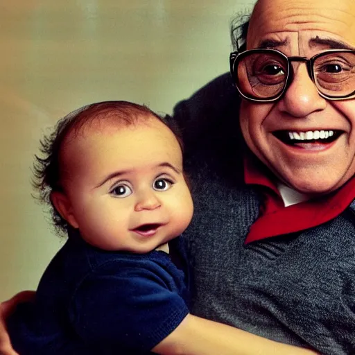 Image similar to Danny DeVito as a baby, 8k, ultra realistic