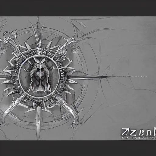 Image similar to unknown zodiac sign, seraphim, sketch design, trending on artstation, 4 k, 8 k, concept art, trending on artstation