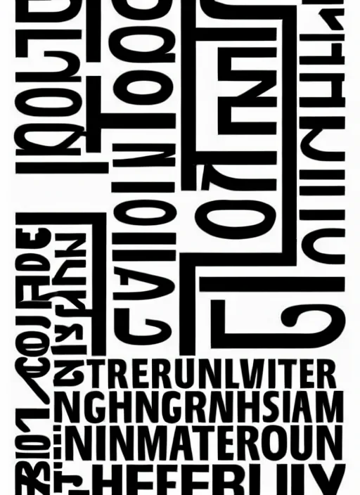 Image similar to helvetica typography poster by walter marti, typography