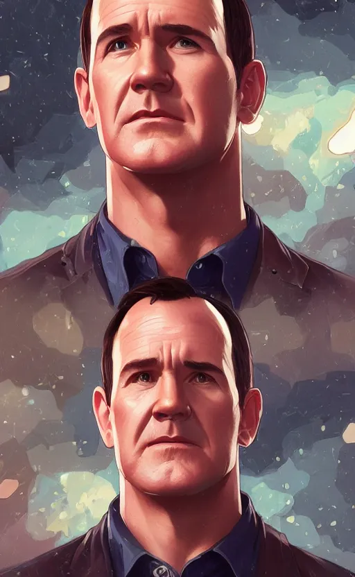 Prompt: Phil Coulson, highly detailed, digital painting, artstation, facing camera, concept art, smooth, sharp focus, illustration, art by artgerm and alphonse mucha, high definition digital art, dramatic lighting, in the style of ilya kuvshinov and Ross tran