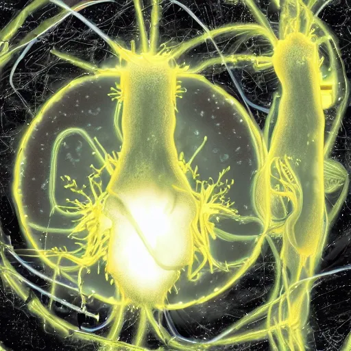 Image similar to A lifeform made of gas, discovered in another dimension, accurate depiction