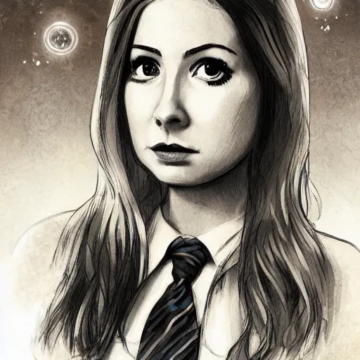 Image similar to Amy Pond as a Time Lord by Alice X. Zhang