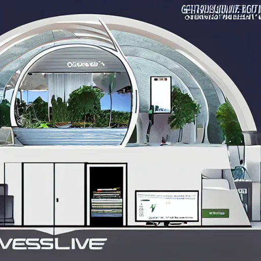 Prompt: genesis metaverse habitat