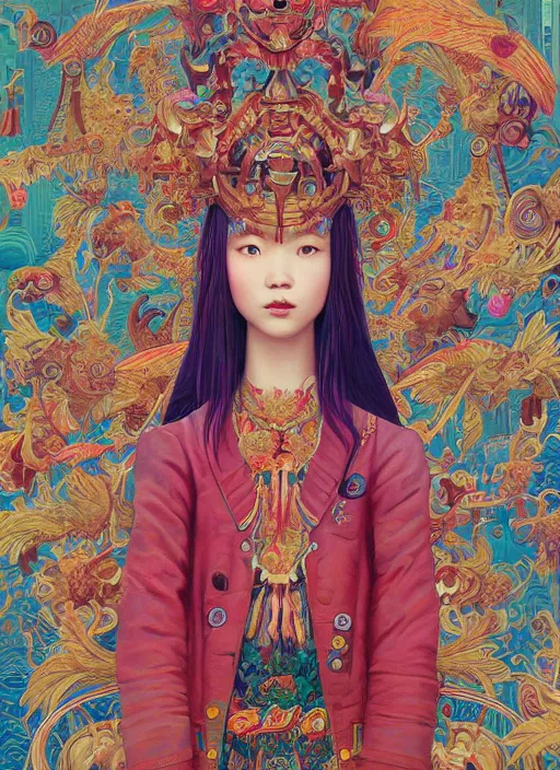 Image similar to yunnan people : : by martine johanna and simon stalenhag and chie yoshii and casey weldon and wlop : : ornate, dynamic, particulate, rich colors, intricate, elegant, highly detailed, centered, artstation, smooth, sharp focus, octane render, 3 d