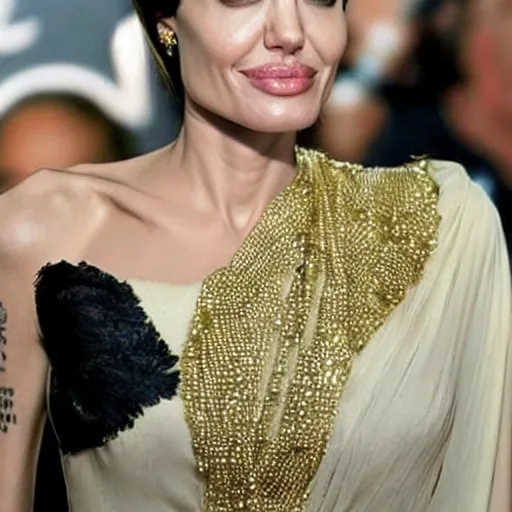 Image similar to angelina jolie in arabic look