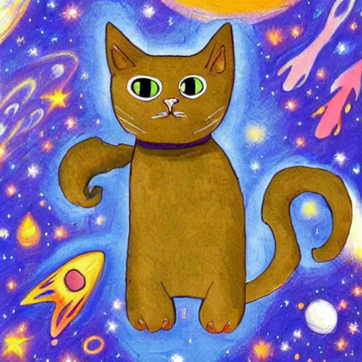 Image similar to space cat