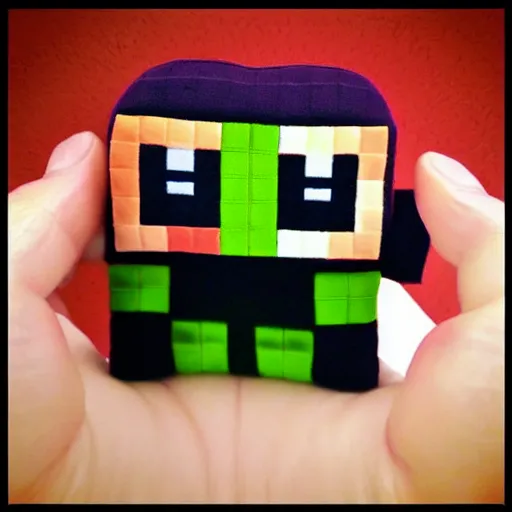 Image similar to squishmallow of a minecraft zombie, squishmallow, cute, plushie, soft, colorful, 4 k, detailed