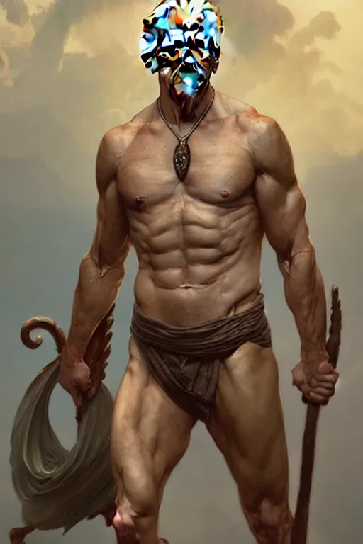 Prompt: President Joe Biden as a Greek god, detailed face, gorgeous, amazing, muscular, fit, very muscular male body, intricate, highly detailed, digital painting, artstation, concept art, sharp focus, illustration, art by greg rutkowski and alphonse mucha