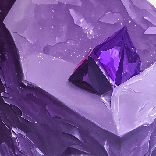 Image similar to Floating dark-purple crystal shard 🎨🖌️