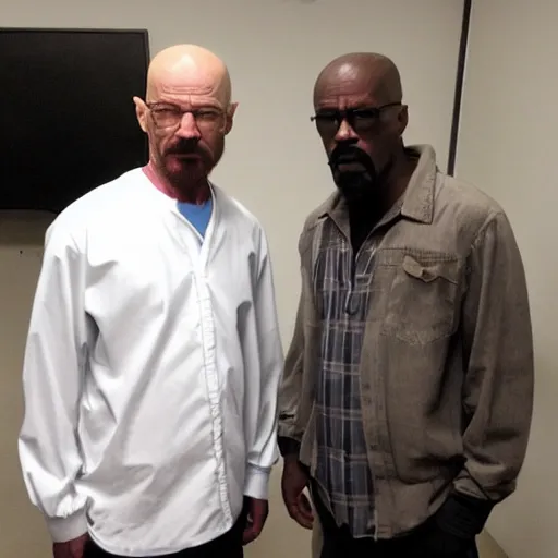 Image similar to walter white meets walter black, his african american version