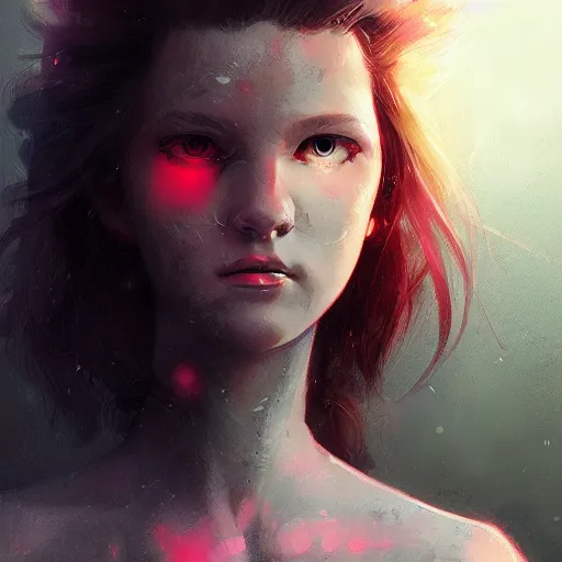 Image similar to teslapunk mimic teen girl, digital artwork by greg rutkowski and hiroriko araki