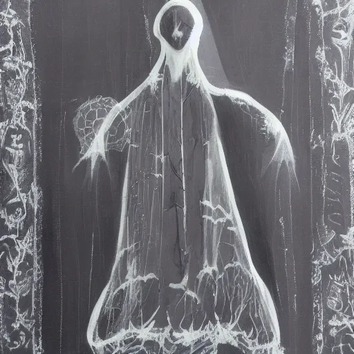 Image similar to a lace ghost