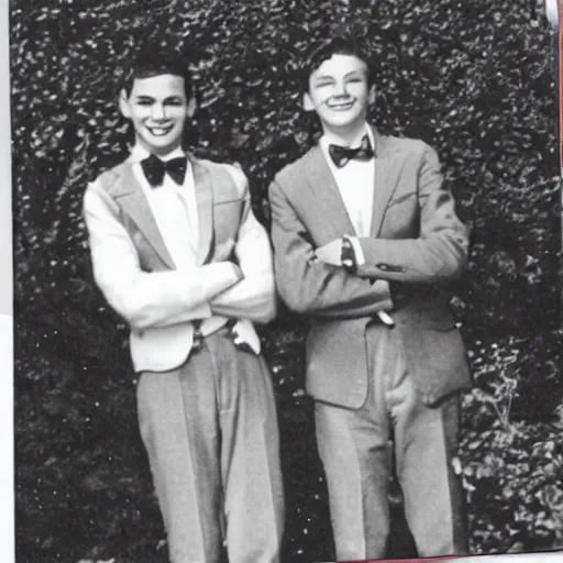 Image similar to vintage gay couple on high school