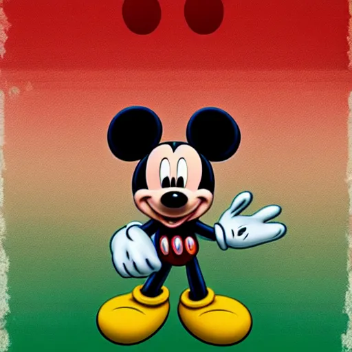 Prompt: [ mickey mouse ] in a horror game, [ digital art ]!!, 4 k quality