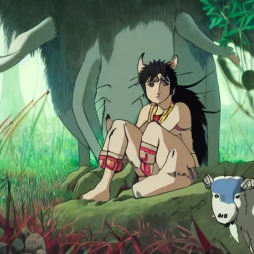 Image similar to princess mononoke