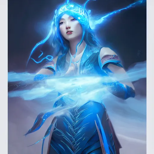 female lightning elemental