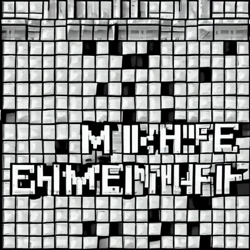 Image similar to minecraft drawn by edmund mcmillen, thick black line art