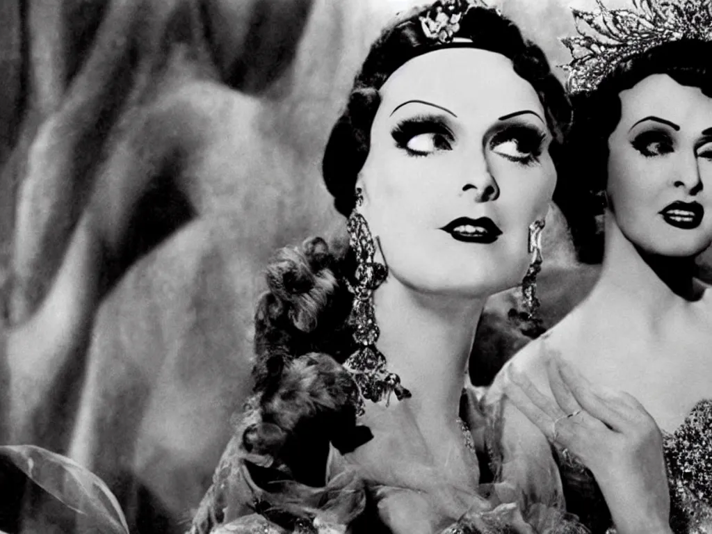 Image similar to Norma Desmond as a Disney Princess