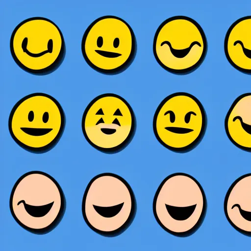 Image similar to funny emoji, minimalism, web