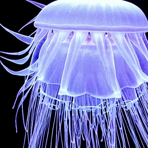 Image similar to An angel jellyfish