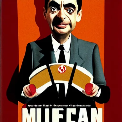 Image similar to criterion collection cover art for the film Mr. Bean goes on Holiday