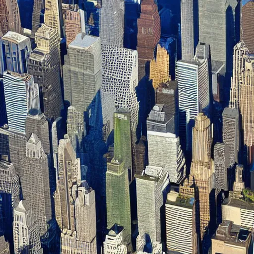 Image similar to a forest of empire state buildings