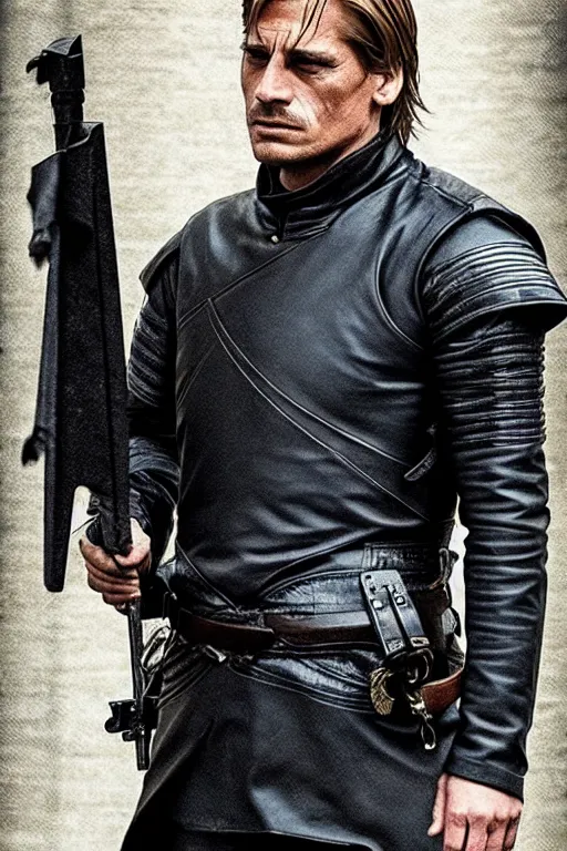 Image similar to jaime lannister police officer