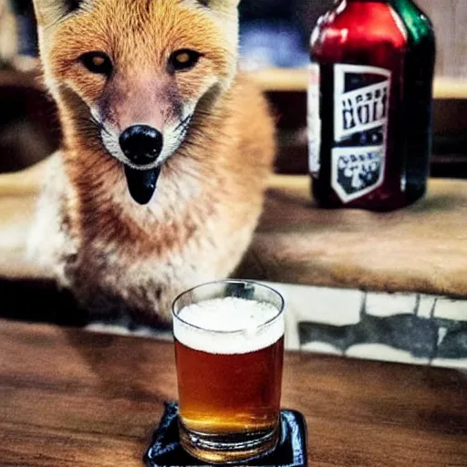 Image similar to 📷🦊🍺🥃