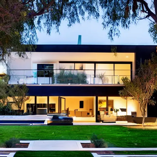 Image similar to the perfect beautiful modern house in los angeles