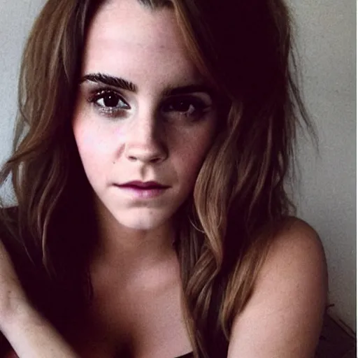 Prompt: still photohraph of an emma watson and kim kardashian hybrid