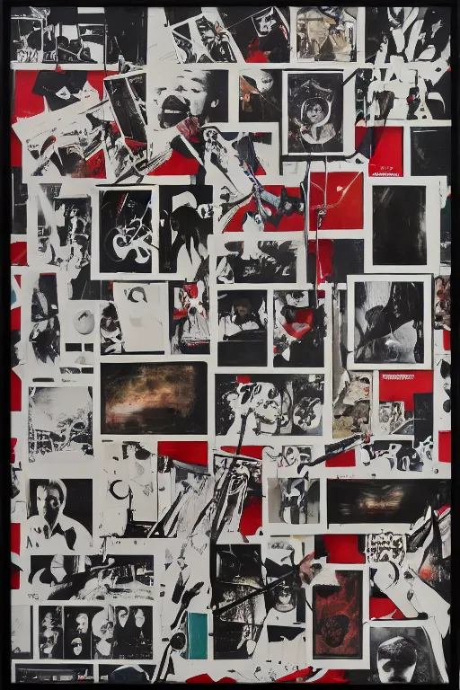 Image similar to life without ammo by richard hamilton and mimmo rotella and violet polsangi, photo realistic, pop art, incrinate, sharp focus, symmetrical, pararel, justify content center, random content, balance and proportional, cleanest image, white frame border