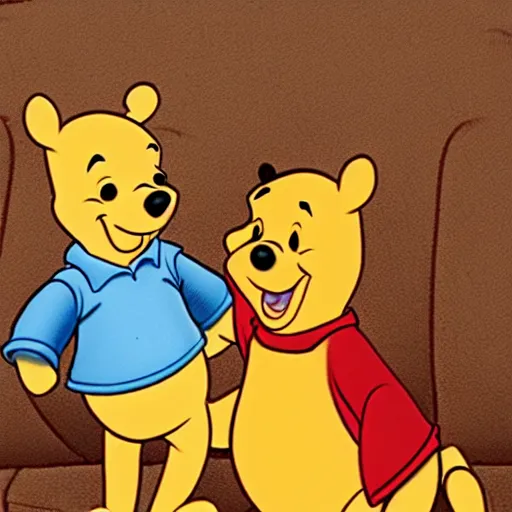 Image similar to winnie the pooh copyrights himself