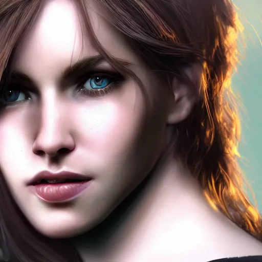 Prompt: heroine, beautiful, faith connors, ultra detailed, digital art, 8 k, hd, character, realistic, portrait, 3 d, hyperrealistic