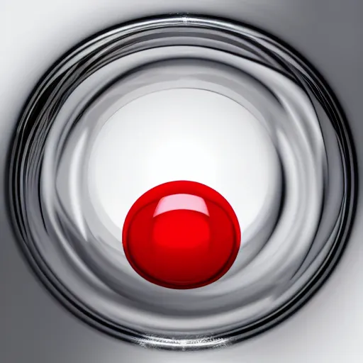 Image similar to inside of a pokeball, hd, 8 k, realistic, light reflection