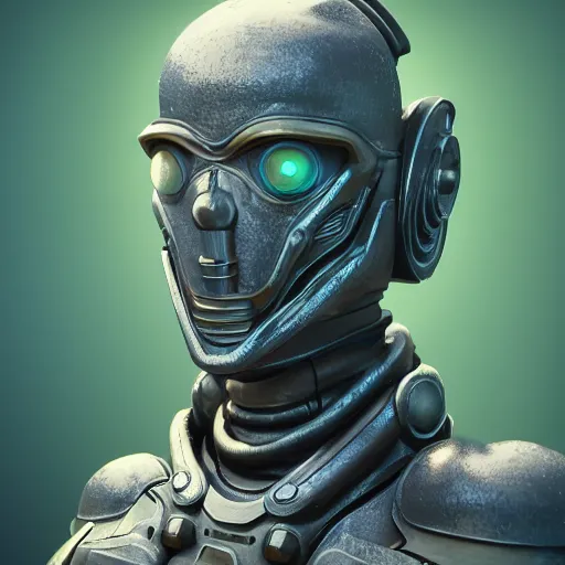 Prompt: Sci fi cyberpunk armor bust shot, highly detailed, photorealism, substance 3d painter, texturing XYZ, Subsurface scattering, cinematic lighting, Unreal engine 5, octane render, cinema4d, vray, redshift, keyshot, Arnold render, marmoset toolbag, by Harry Osborn artstation