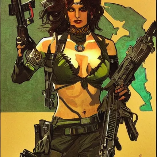 Prompt: Caveira. rb6s, MGS, and splinter cell Concept art by James Gurney, Alphonso Mucha. Vivid color scheme.