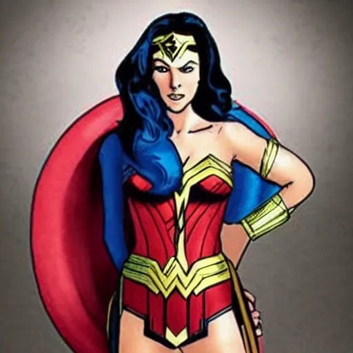 Image similar to wonder woman inflated!!!