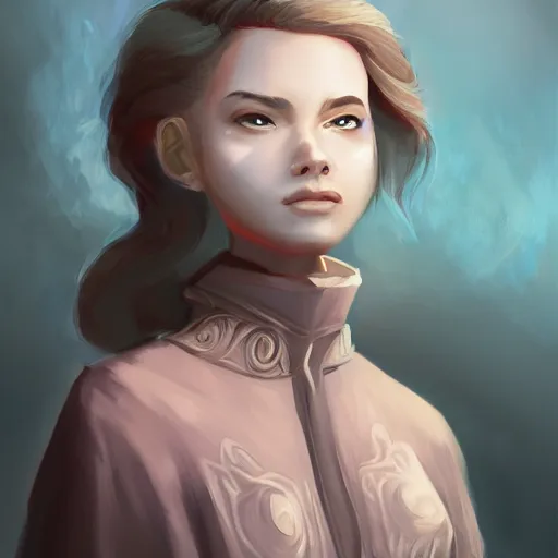 Prompt: angel, character portrait by Jason Nguyen