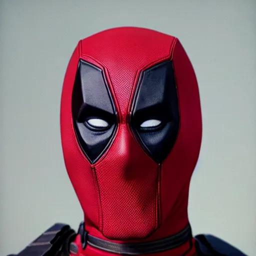 Prompt: Deadpool Face Portrait, 8K Photography by Steve McCurry