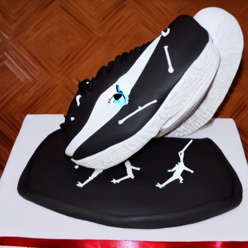 Image similar to Nike birthday cake air Jordan sneakers