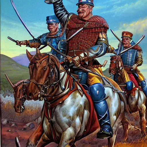 Image similar to Armstrong border reivers by Joe Jusko