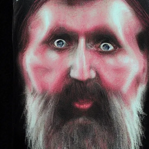 Prompt: rasputin, pink, by yoshitaka amano, begotten, realistic