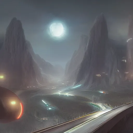Prompt: total surveillance state of the future by jessica rossier, highly detailed, dark tones