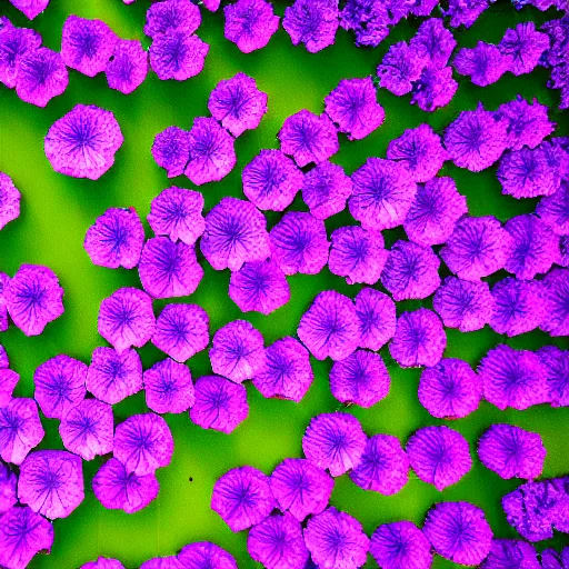 Prompt: closeup photo of one purple flower petal flying above a city, aerial view, shallow depth of field, cinematic, 8 0 mm, f 1. 8