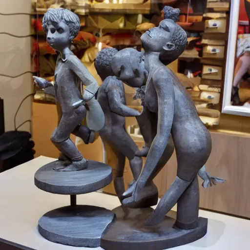 Image similar to sculpture toy on display